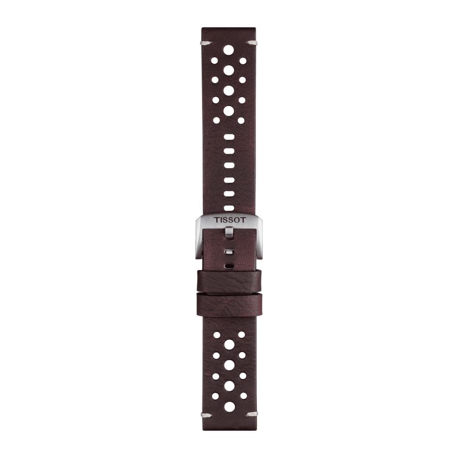 Tissot replacement strap brown leather