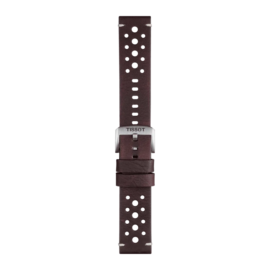 Tissot replacement strap brown leather