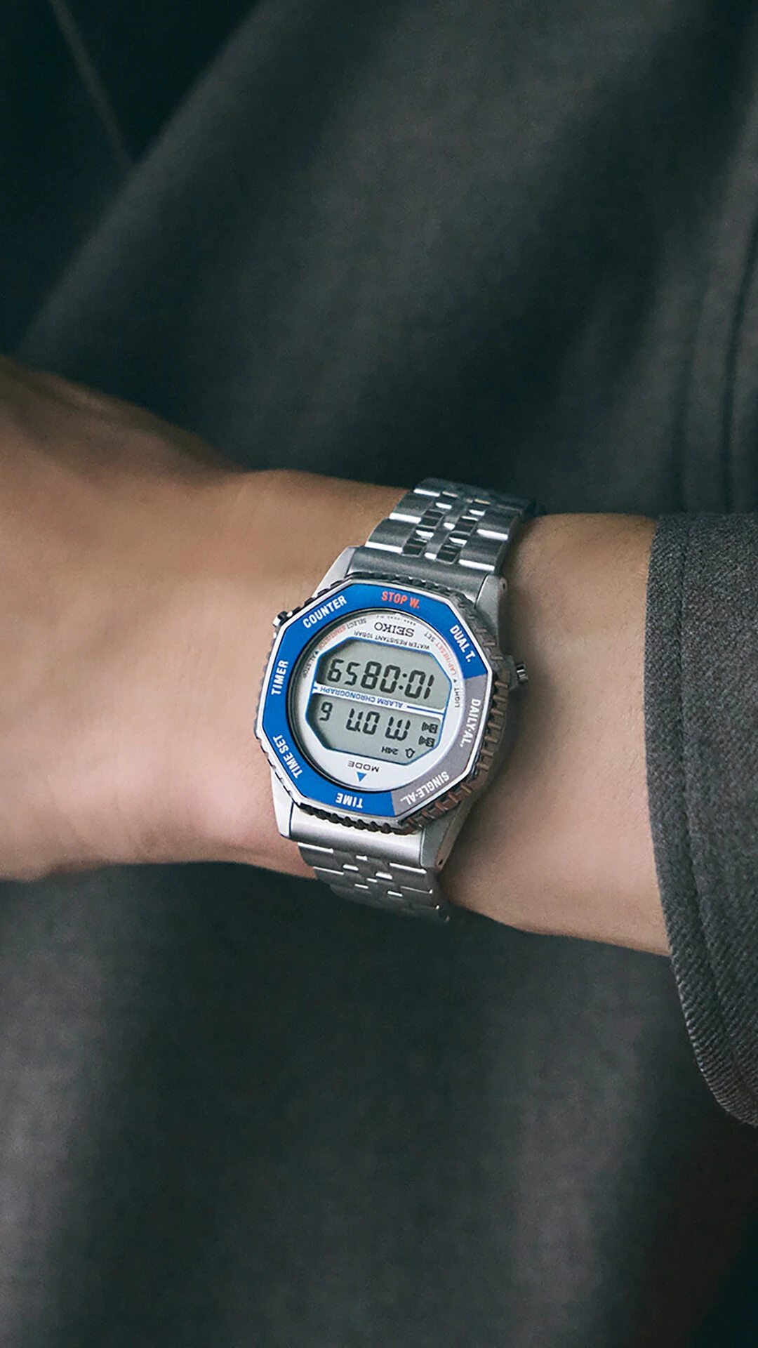 Seiko Classic Digital Chronograph, Men's Watch SMGG21P1