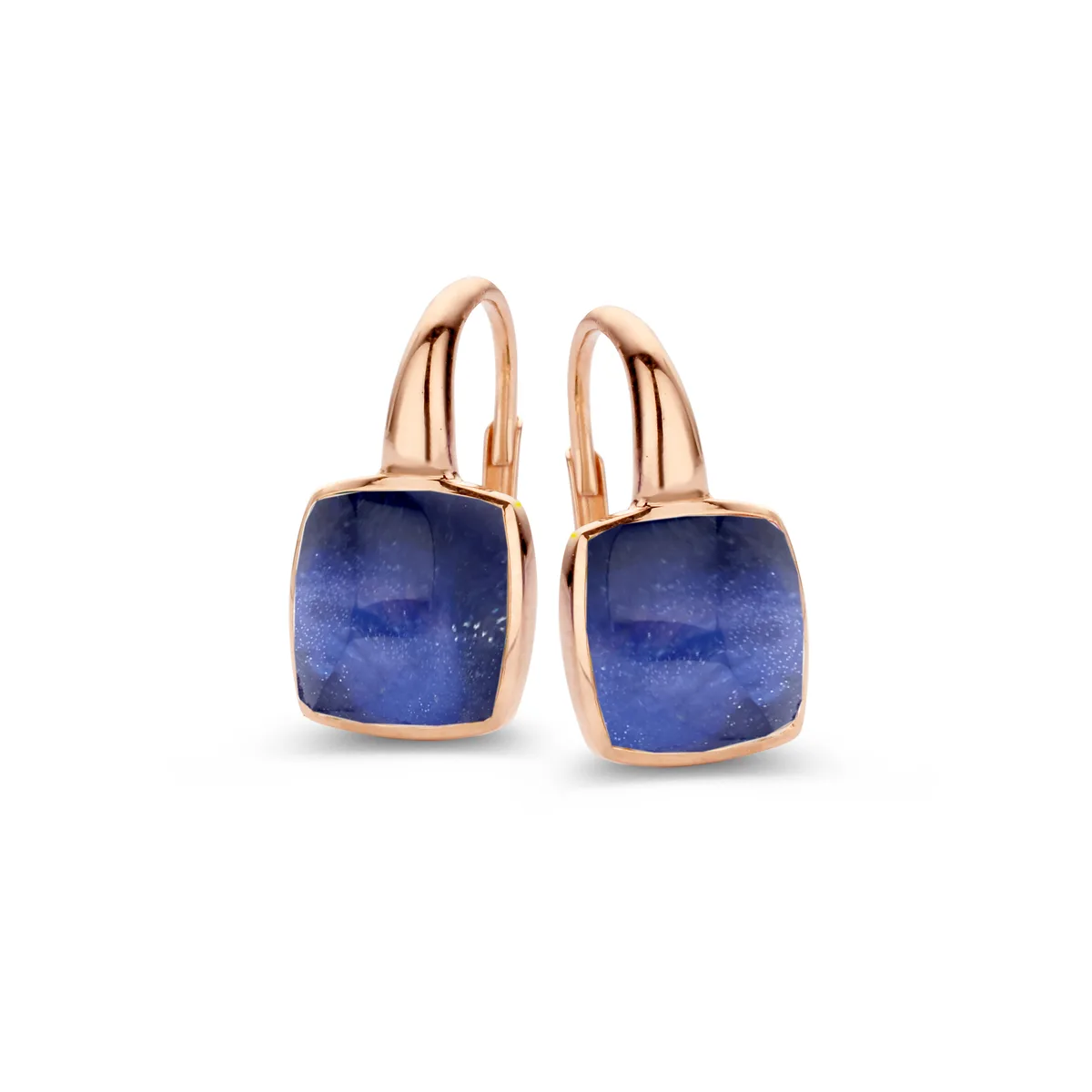 One More Pantelleria 18 carat rose gold earrings 051404NS