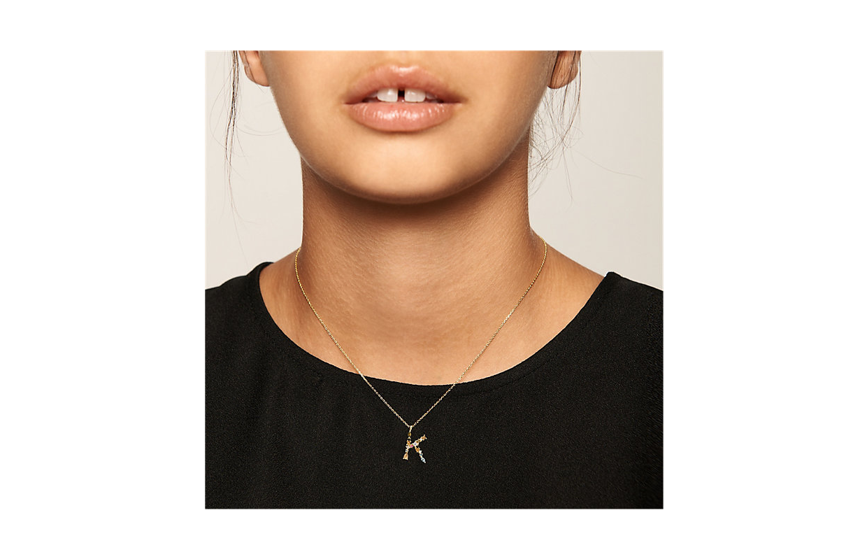 PD Paola Necklace Letter K CO01-106-U