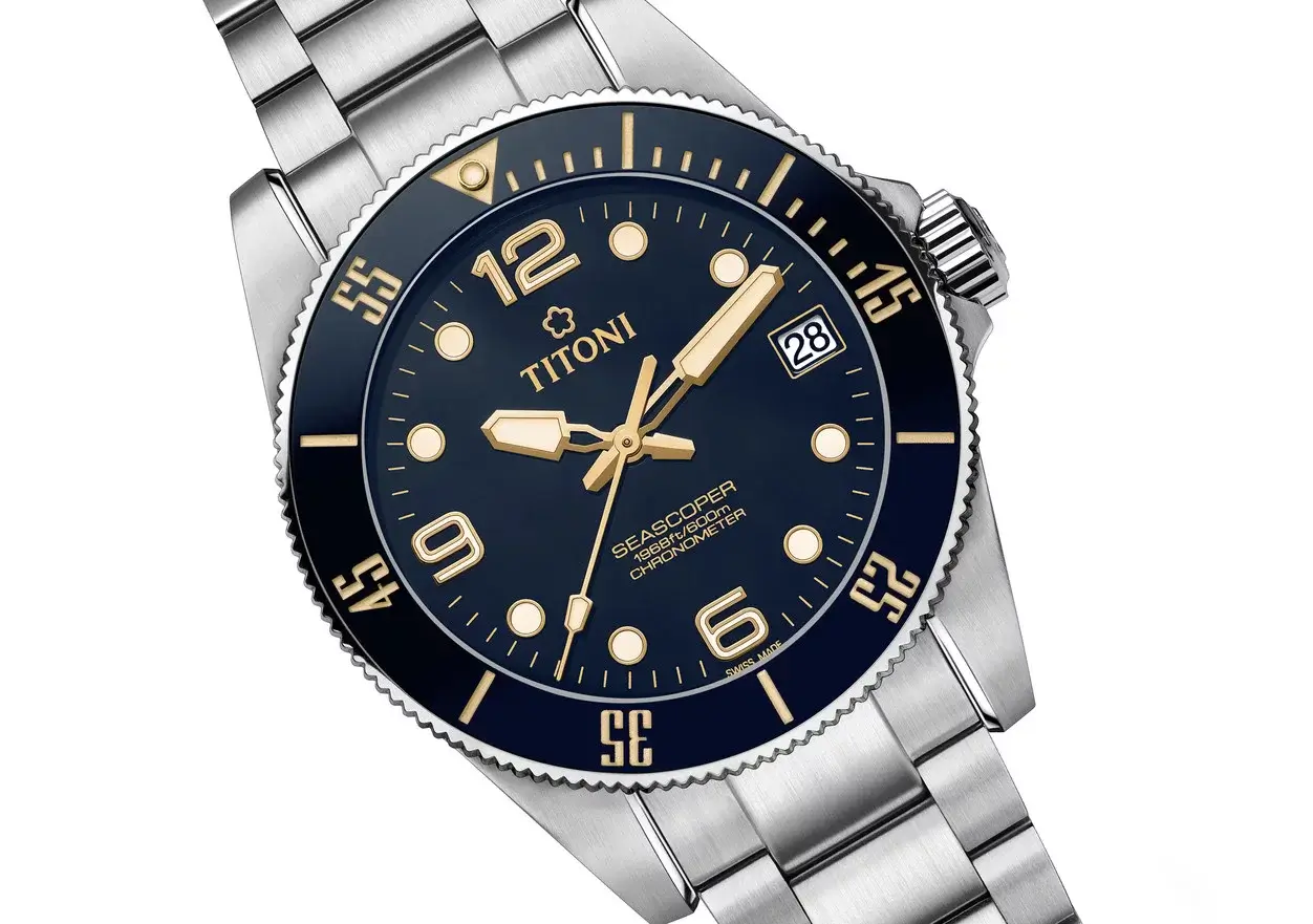 Titoni Seascoper men's watch 83600 S-BO-255 Retro