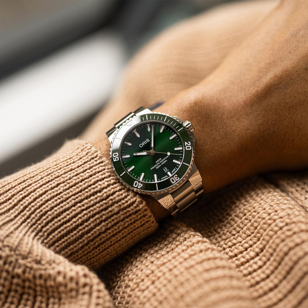 Oris men's watch Aquis 01 733 7787 4157-07 8 22 04PEB
