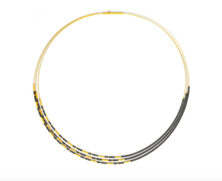 Bernd Wolf Clini necklace hematin matt 85233276-043