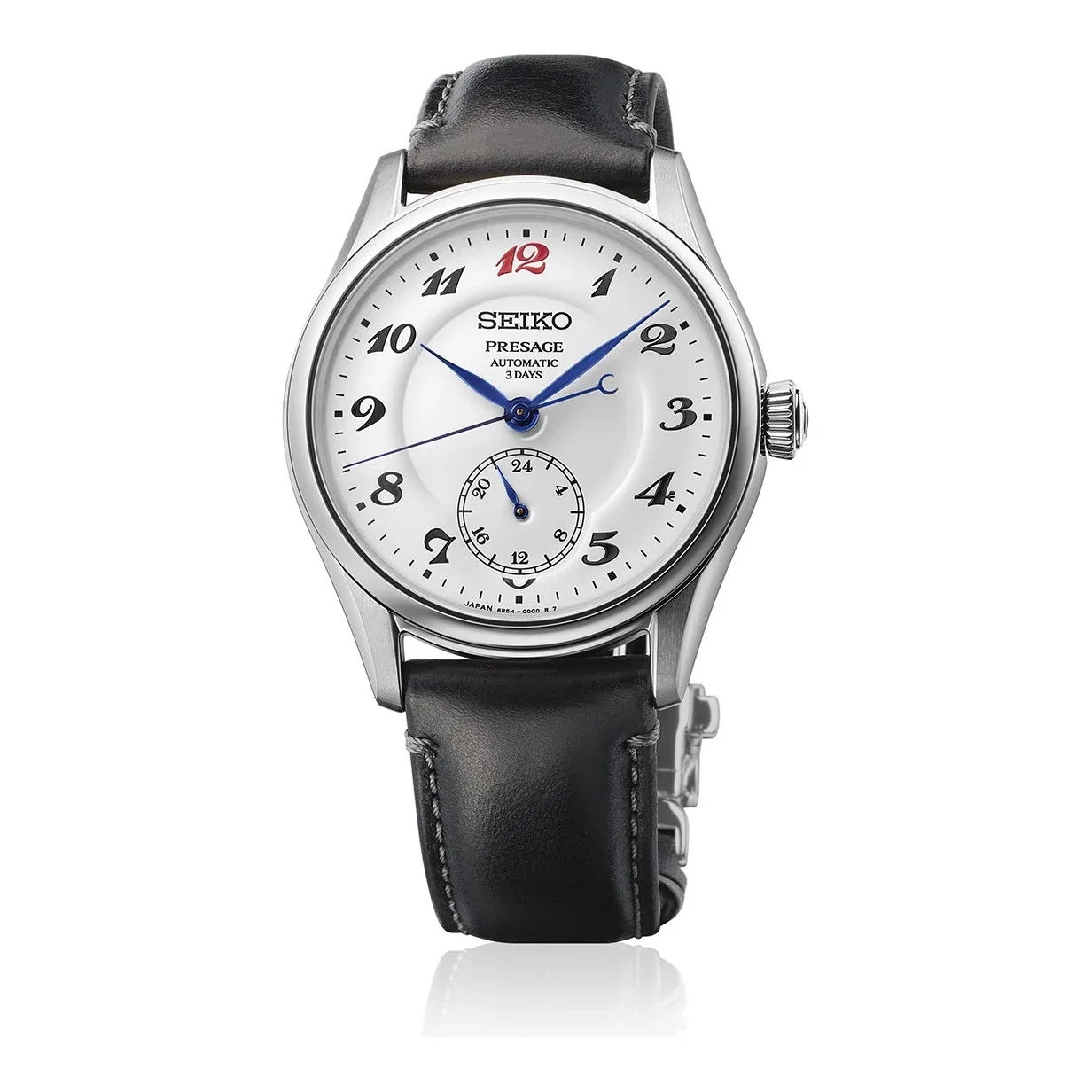 Seiko Presage Classic Series Automatic 40 mm Leather Strap White Mens Watch HCC005J1