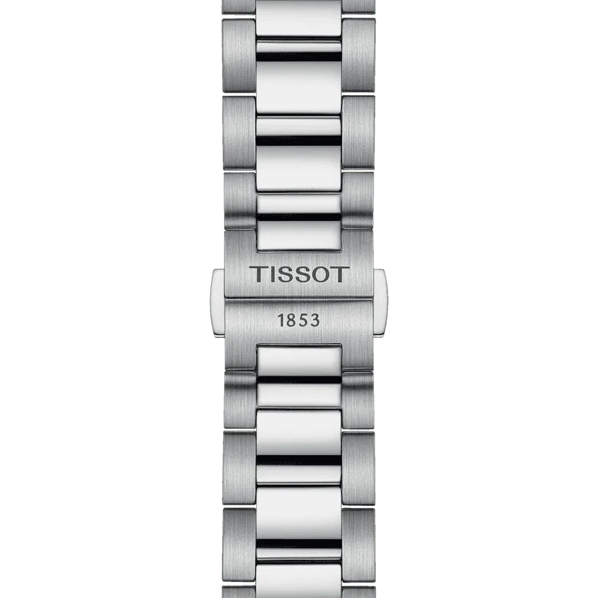 Tissot PR 100 Chronograph men's watch T150.417.11.091.00 set with black leather strap