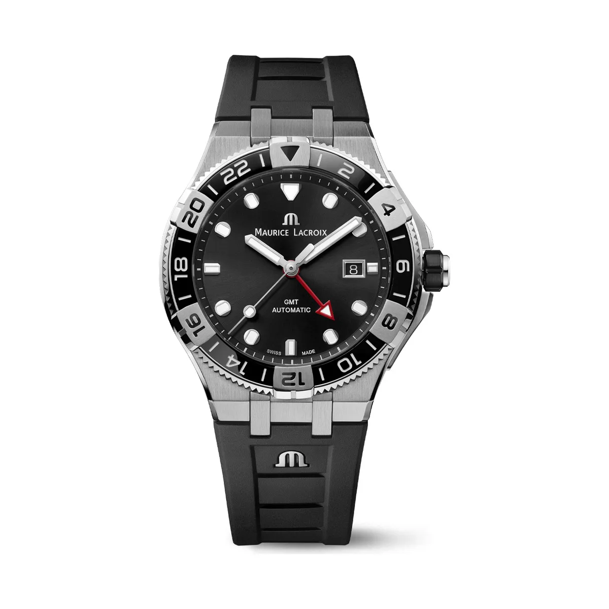 Maurice Lacroix Aikon Strap Promotion GMT Men's Watch AI6158-SS00F-330-A