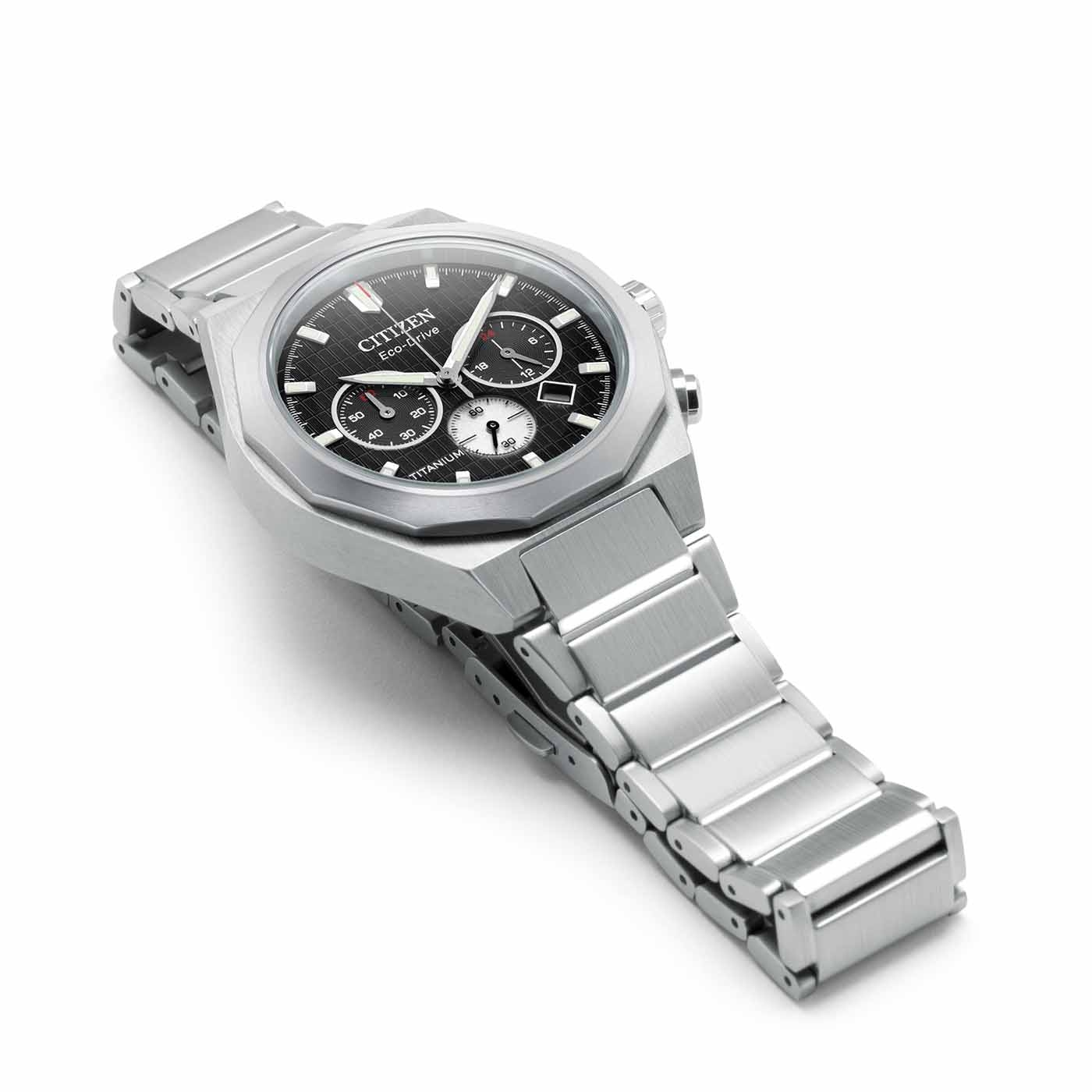 Citizen Zenshin Senkei Super Titanium™ Chronograph with Eco-Drive Men's Watch CA4690-51E