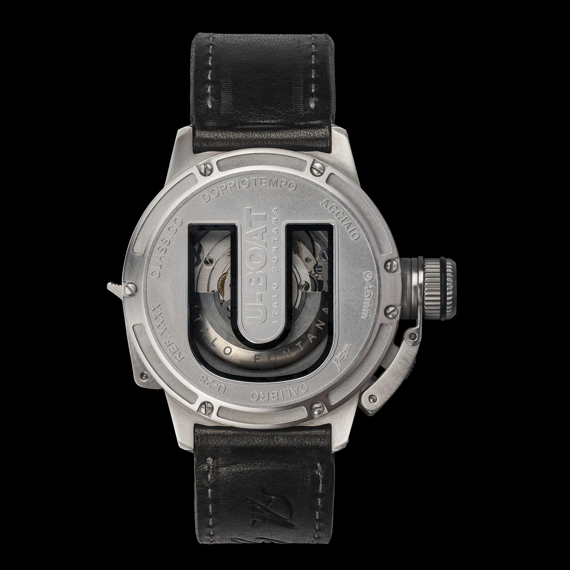 U-BOAT men's watch DOPPIOTEMPO AUTO SS 9099