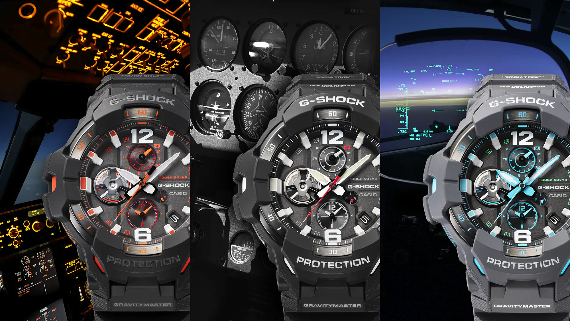G-SHOCK GRAVITYMASTER men's watch GR-B300-8A2ER