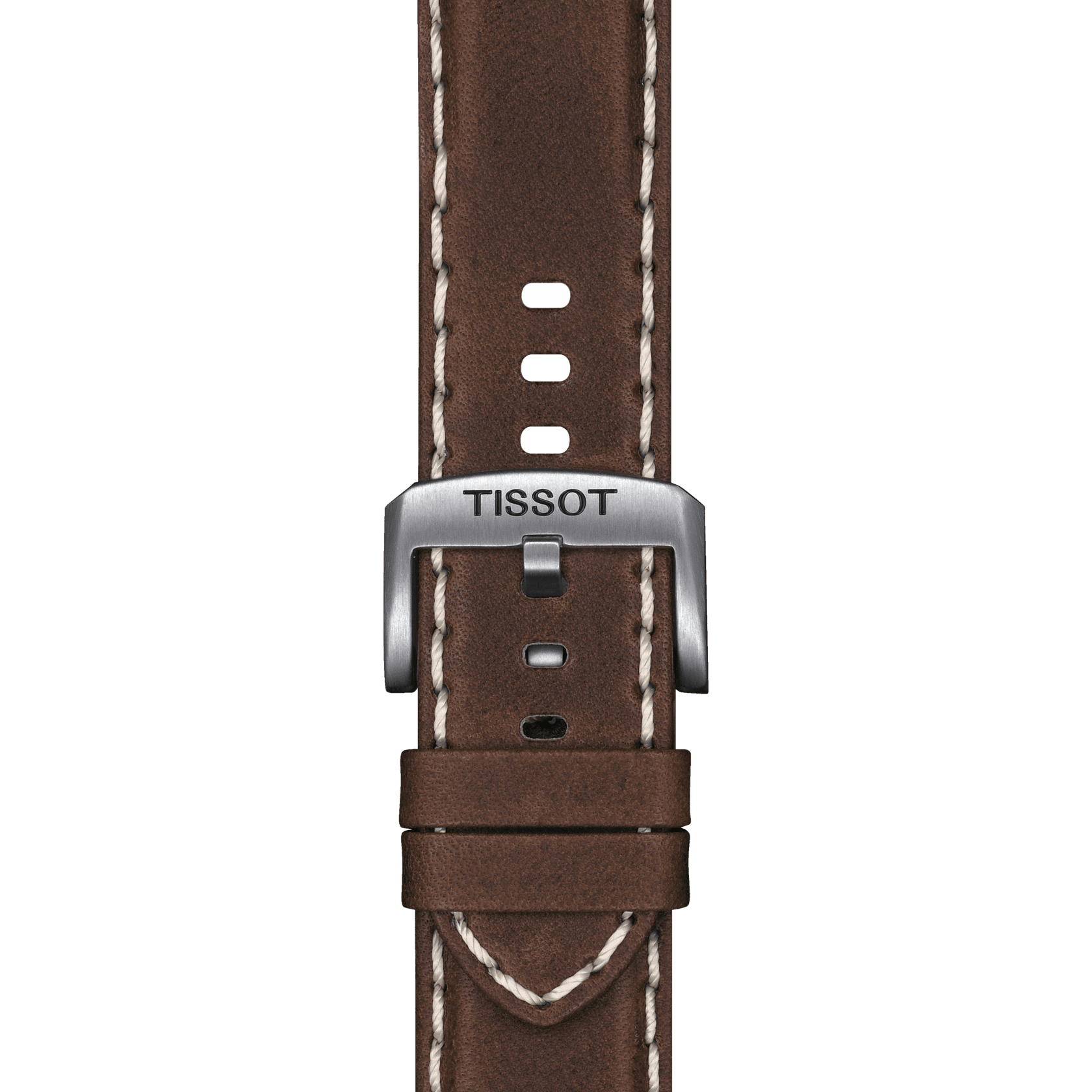 Tissot replacement strap brown leather