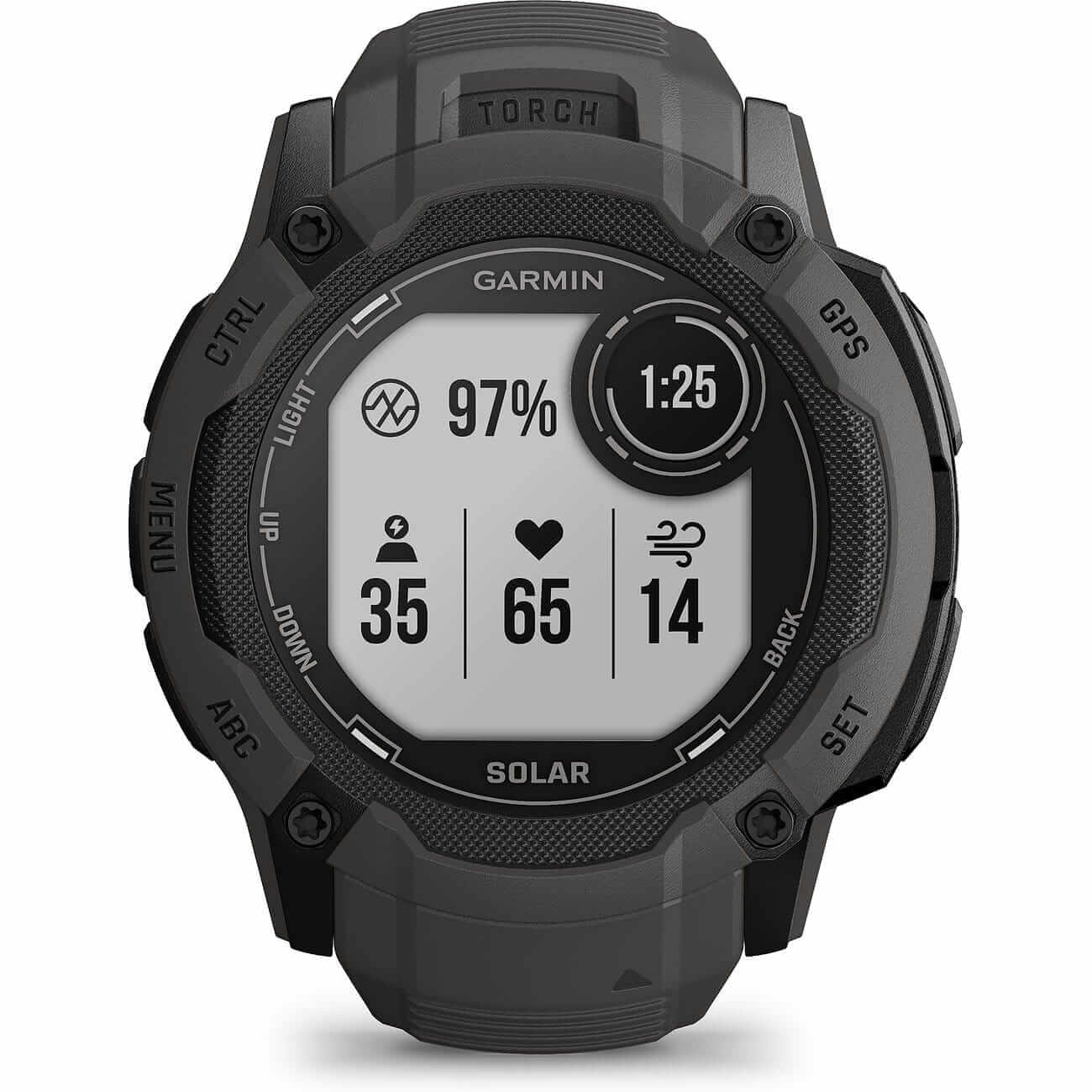 Garmin Instinct 2X Solar Graphite Men's Watch 010-02805-00