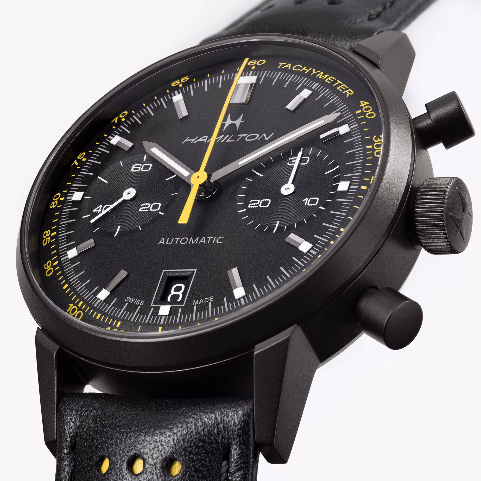 Hamilton Intra-Matic Auto Chrono 40 mm yellow H38446731