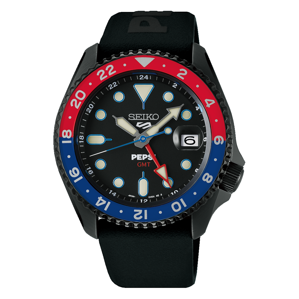 Seiko SKX Series GMT PEPSI® Limited Edition Men's Watch SSK047K1