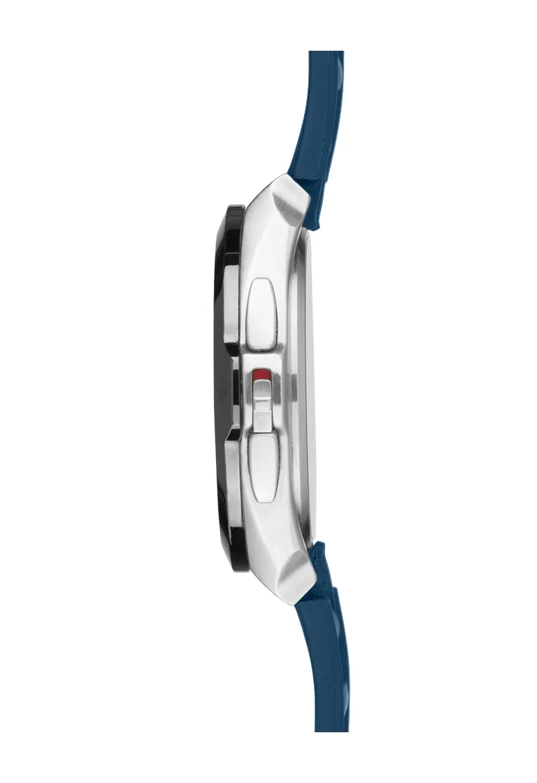 Junghans Spektrum Mega Solar Radio Controlled Rubber Strap Mens Watch 18/1527.00