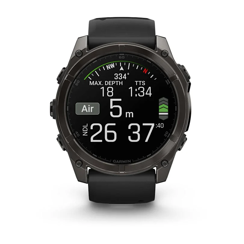 Garmin fēnix® 8 - 51 mm AMOLED Sapphire Black/Carbon Gray Titanium DLC 010-02905-21