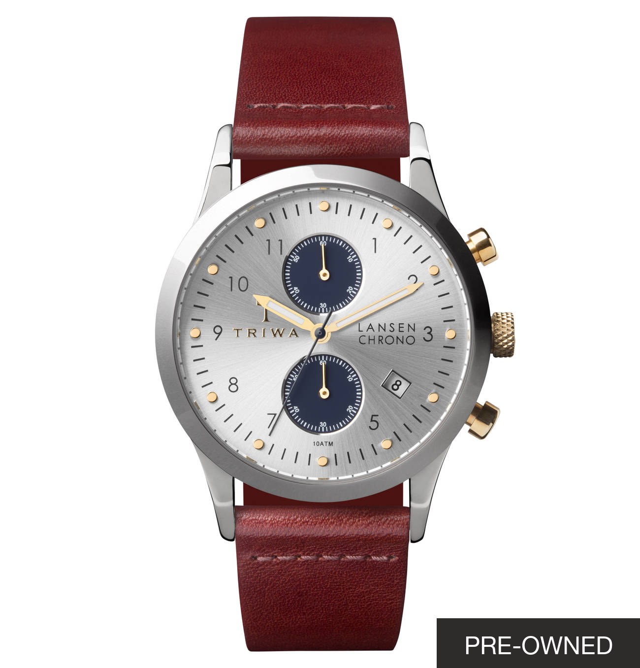 Pre-owned - Triwa Unisex Watch Loch Lansen Chrono Cognac Classic TRLCST115CL010312