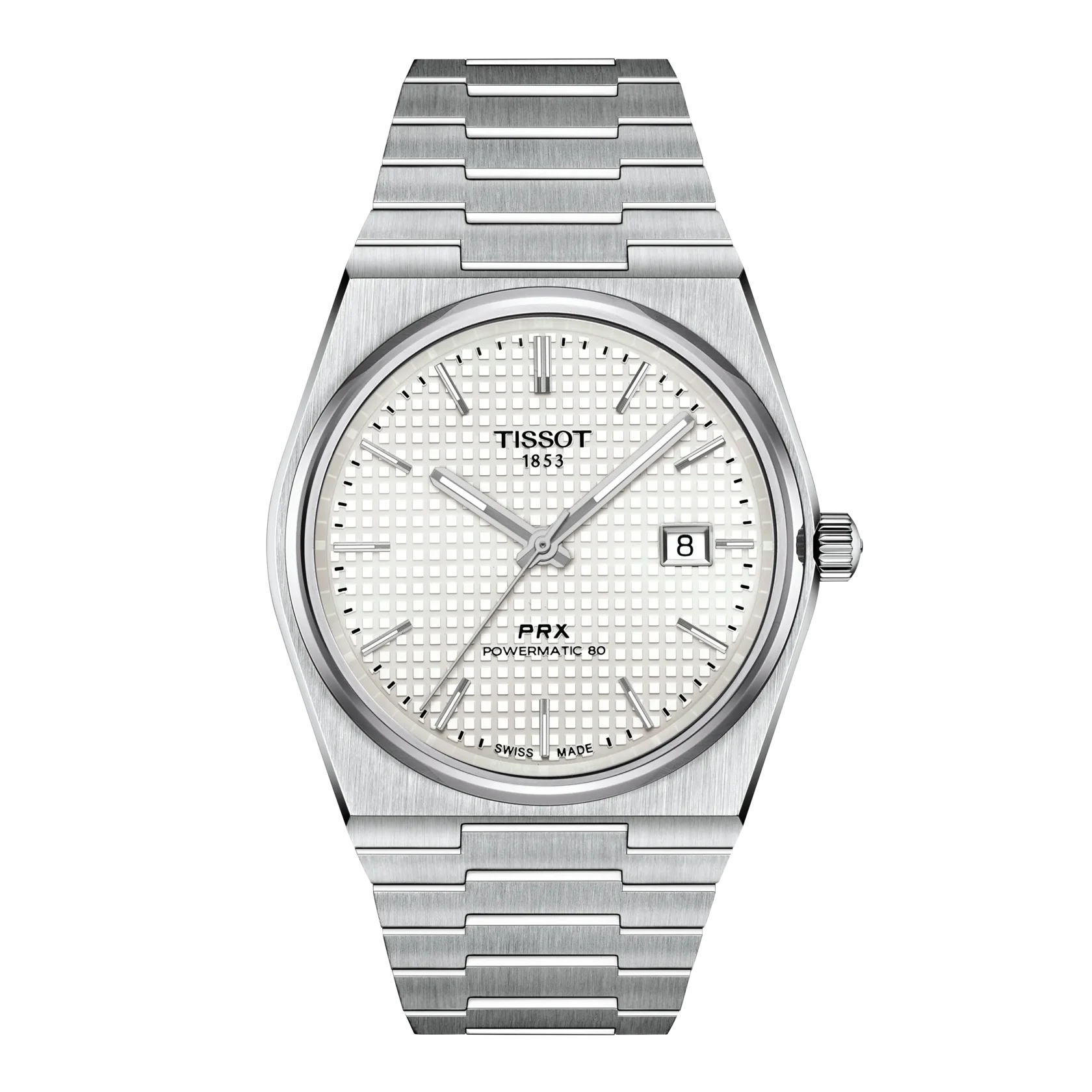 Tissot PRX 40mm automatic movement, 80-hour power reserve, butterfly folding clasp with pushers, men's watch T137.407.11.111.00