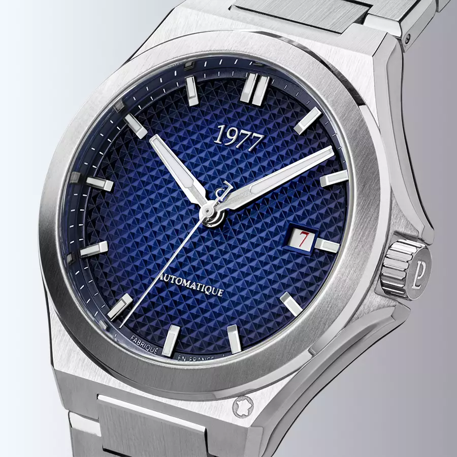 1977 ARSENE Automatique, 41 MM, Cadran Bleu, Bracelet Acier 904L Men's Watch 1977P02161