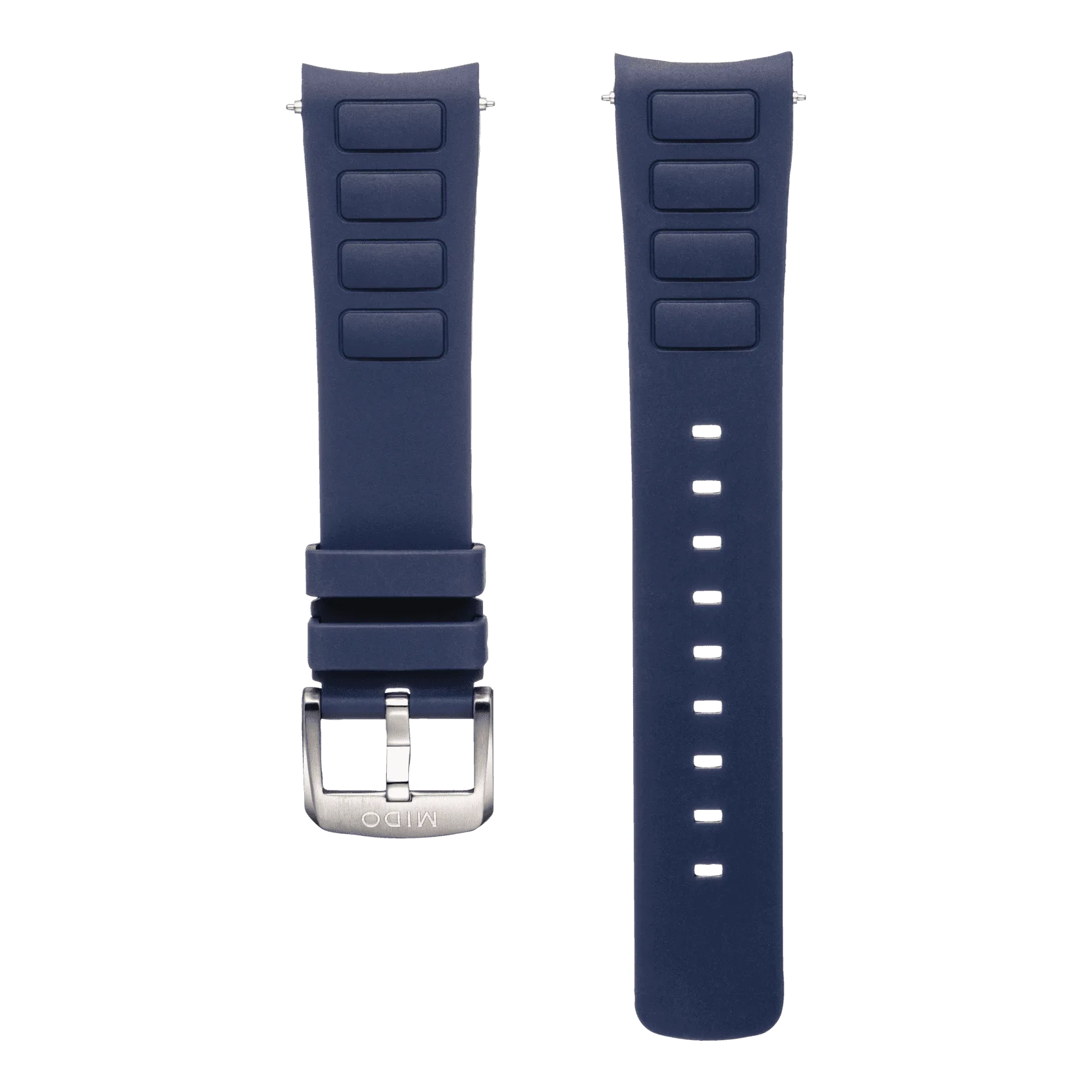 Mido replacement strap rubber blue 22 mm M852.018.728