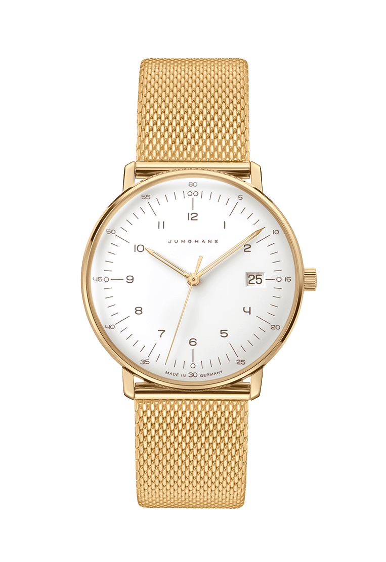 Junghans max bill sapphire glass ladies watch 47/7452.46