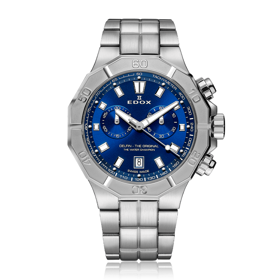 Edox Delfin The Original Chronograph Men's Watch 10113 3M BUIN