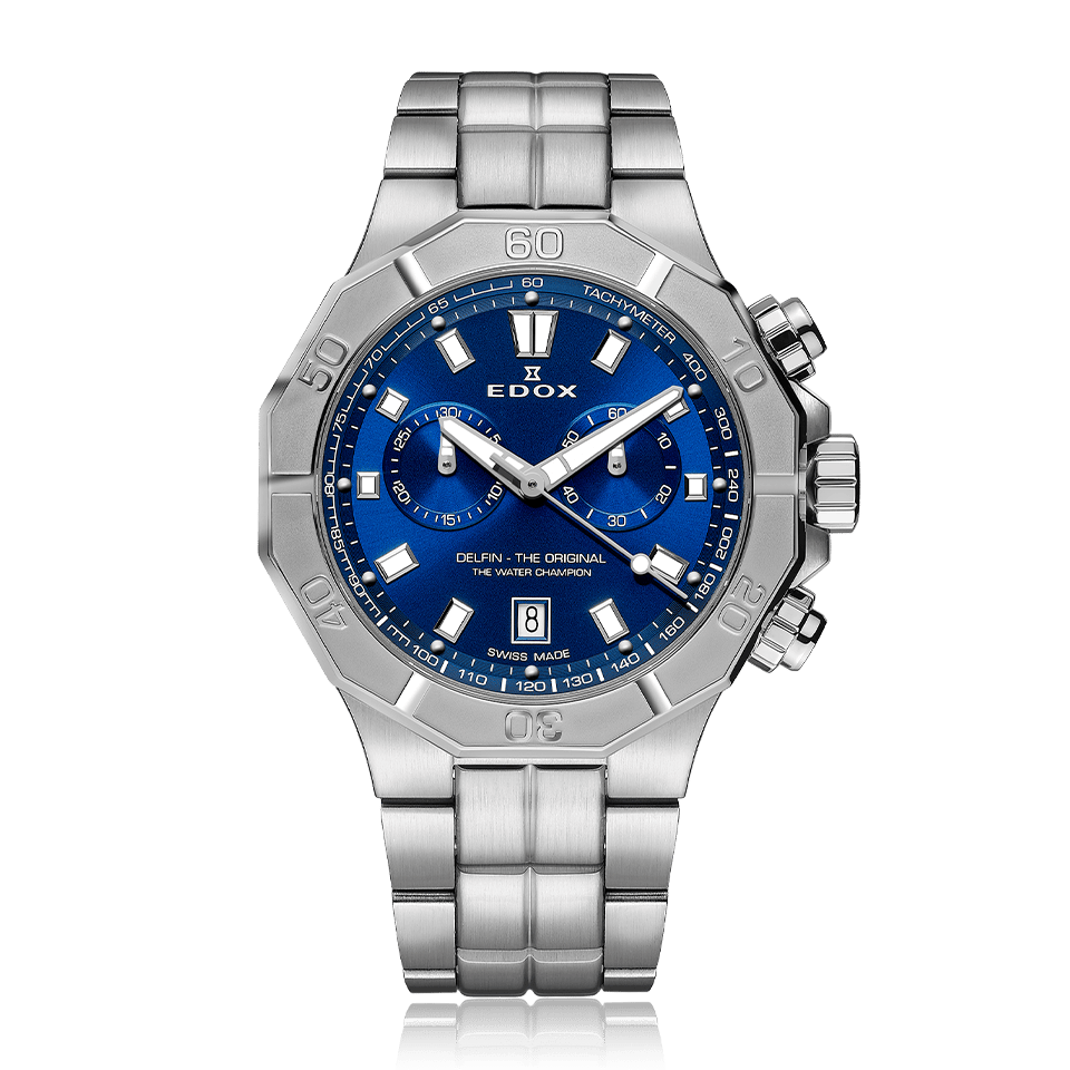 Edox Delfin The Original Chronograph Men's Watch 10113 3M BUIN