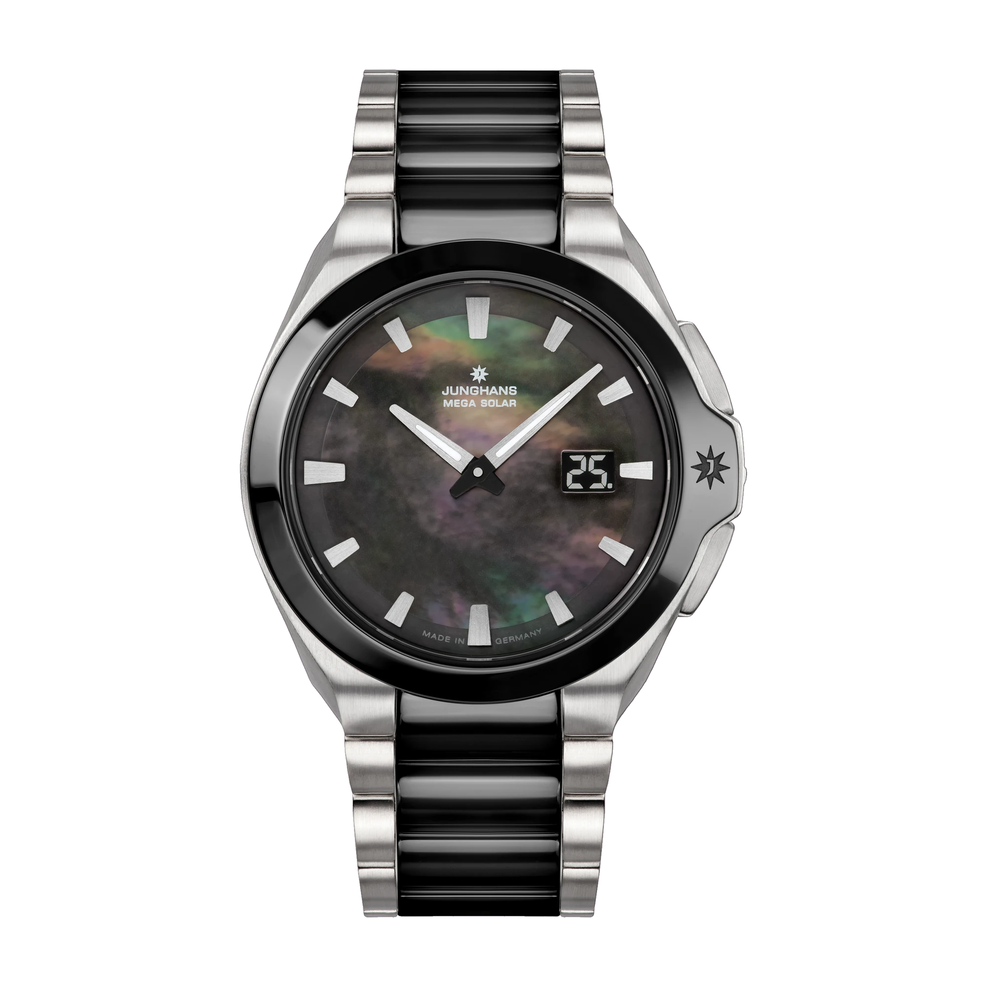 Junghans Spektrum Ladies Radio Solar Anthracite Mother of Pearl Womens Watch 15/1602.44