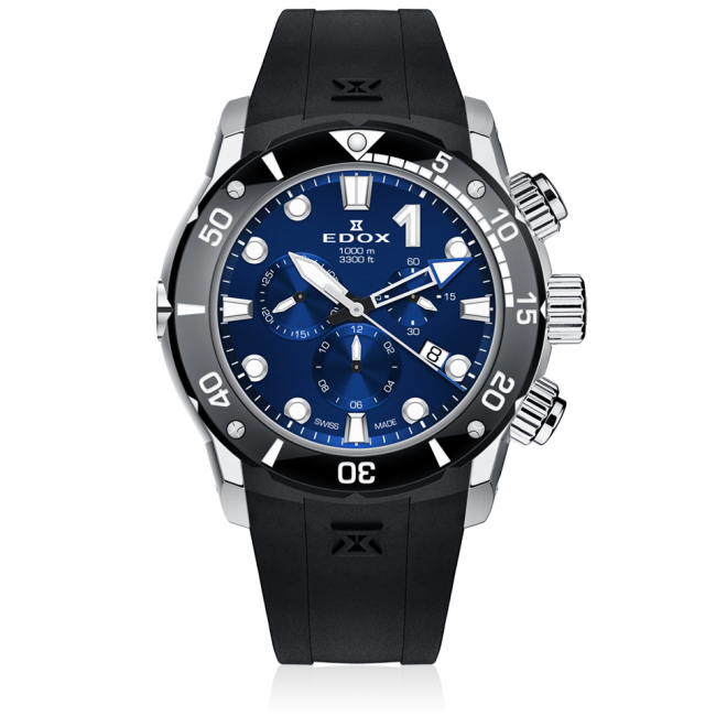Edox CO-1 Chronograph Men's Watch 10242 TIN BUIN