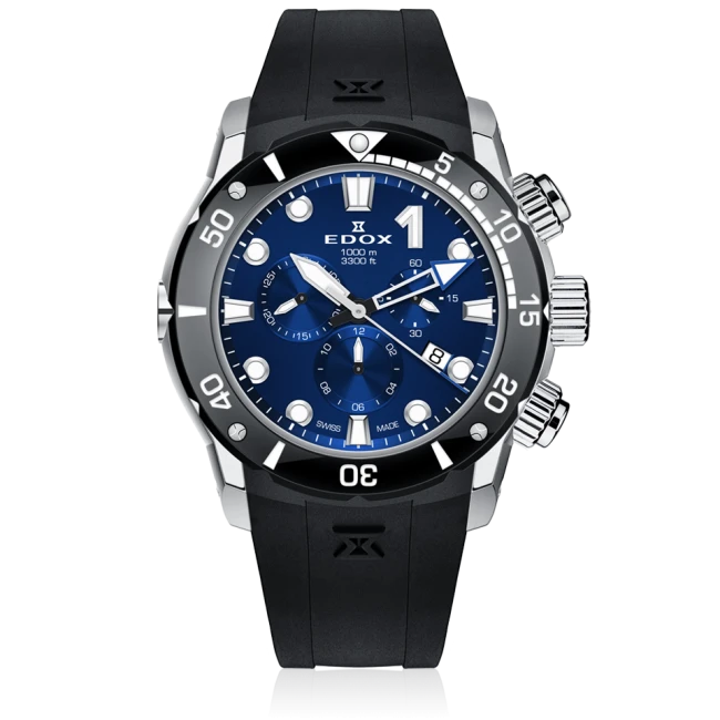 Edox CO-1 Chronograph Men's Watch 10242 TIN BUIN