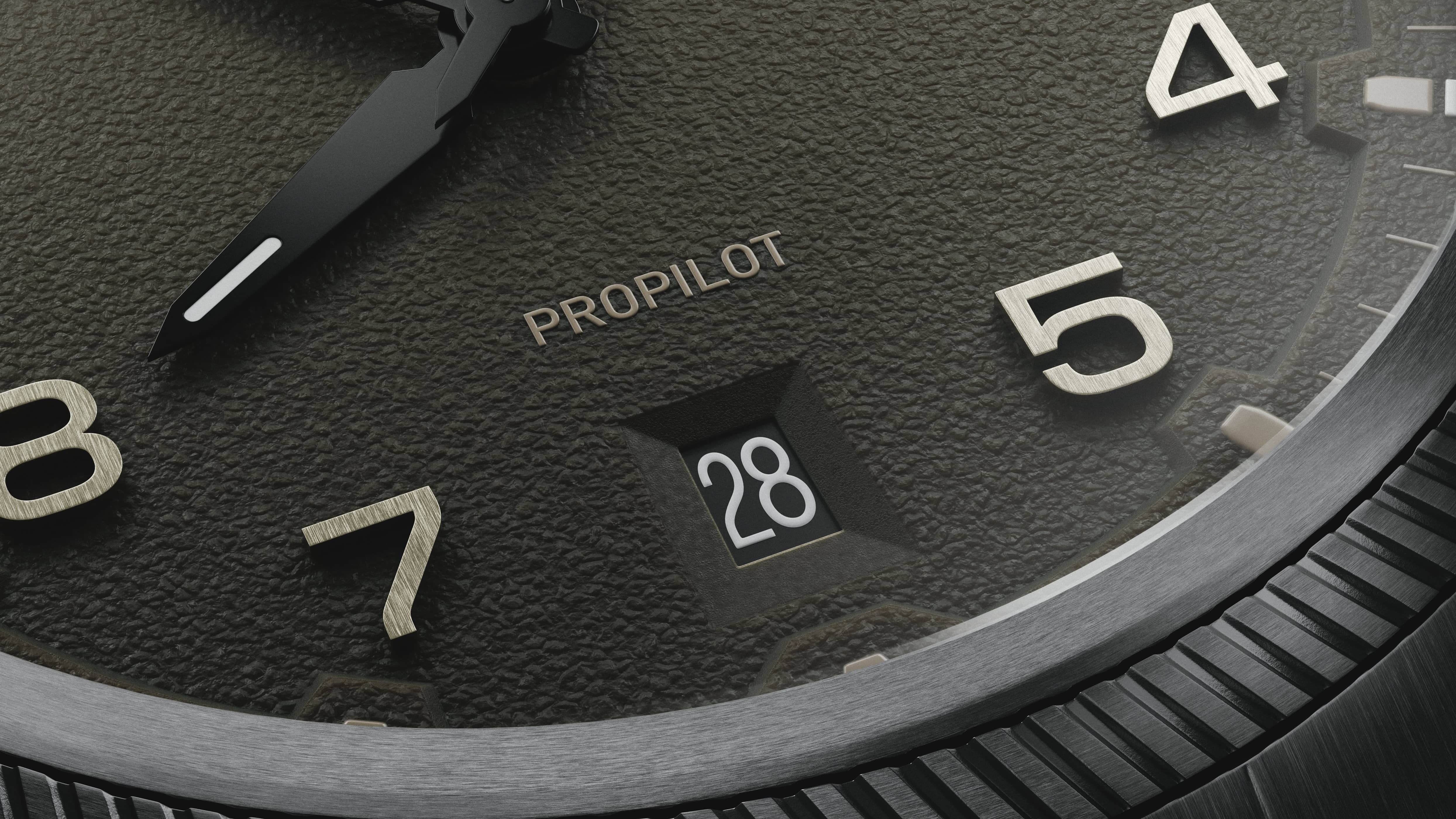 Oris ProPilot Date men's watch 01 733 7805 4167-07 8 20 04LC