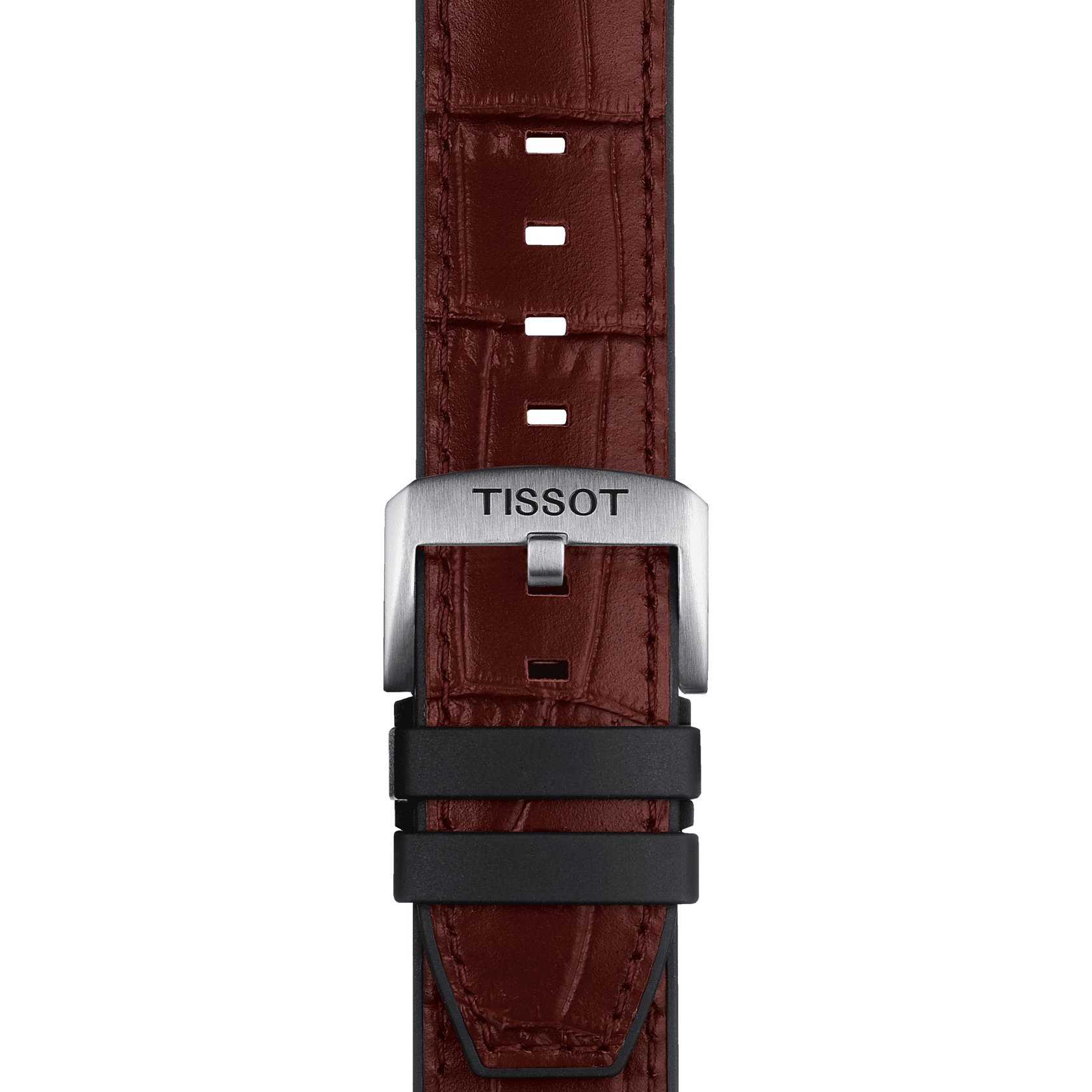 Tissot replacement strap brown leather