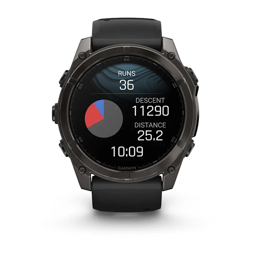 Garmin fēnix® 8 - 51 mm AMOLED Sapphire Black/Carbon Gray Titanium DLC 010-02905-21