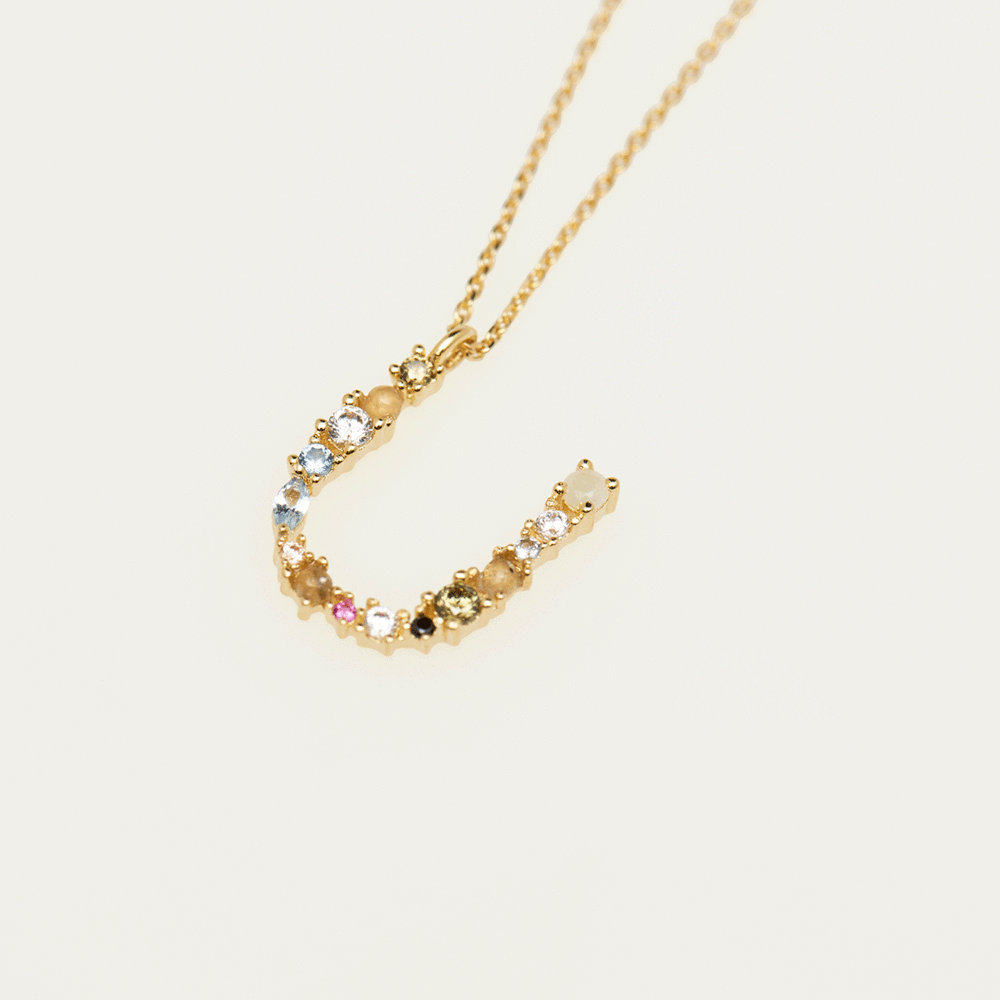 PD Paola Necklace Letter U CO01-116-U