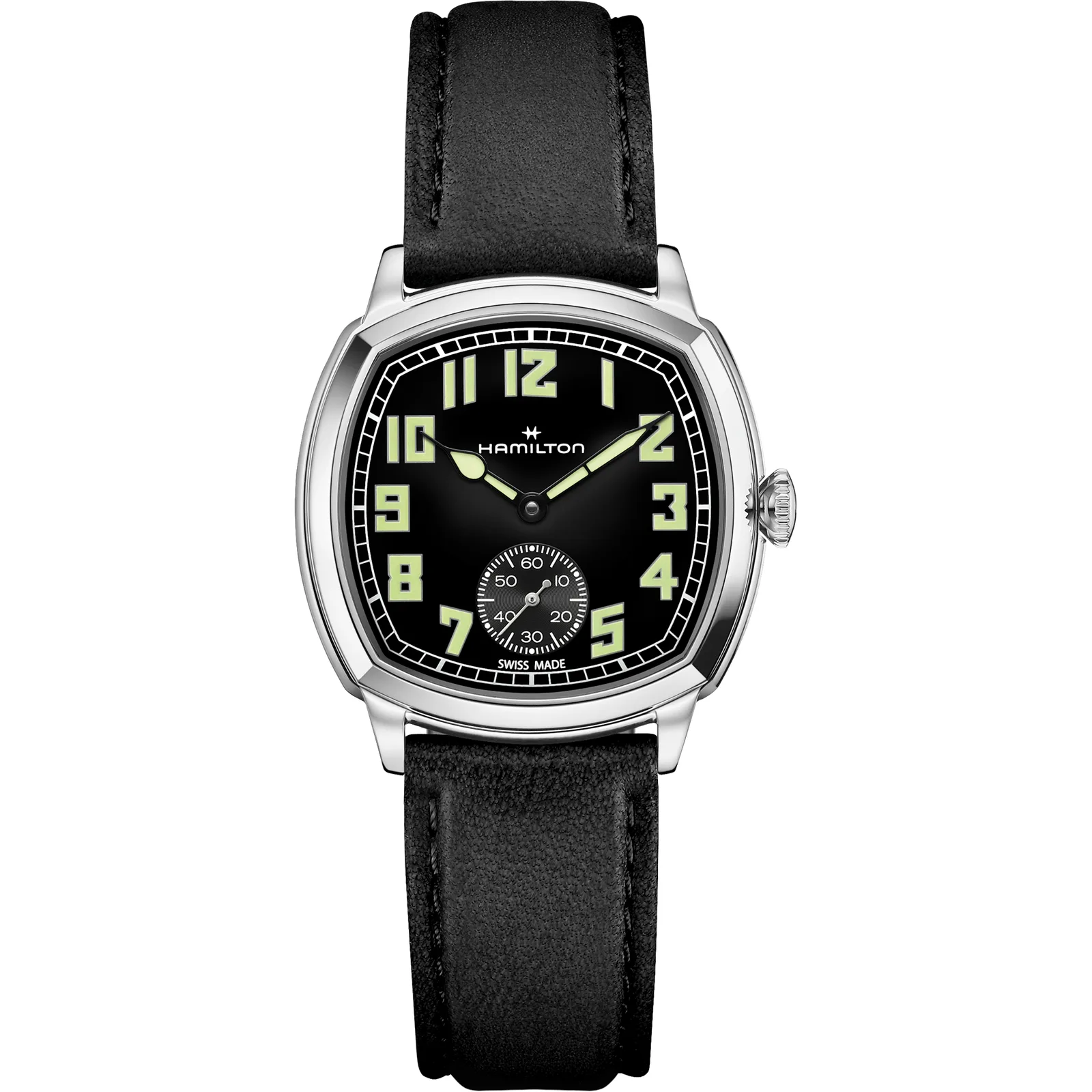 Hamilton American Classic Cushion Small Second 34 mm Hand Wound Men's Watch H36129730