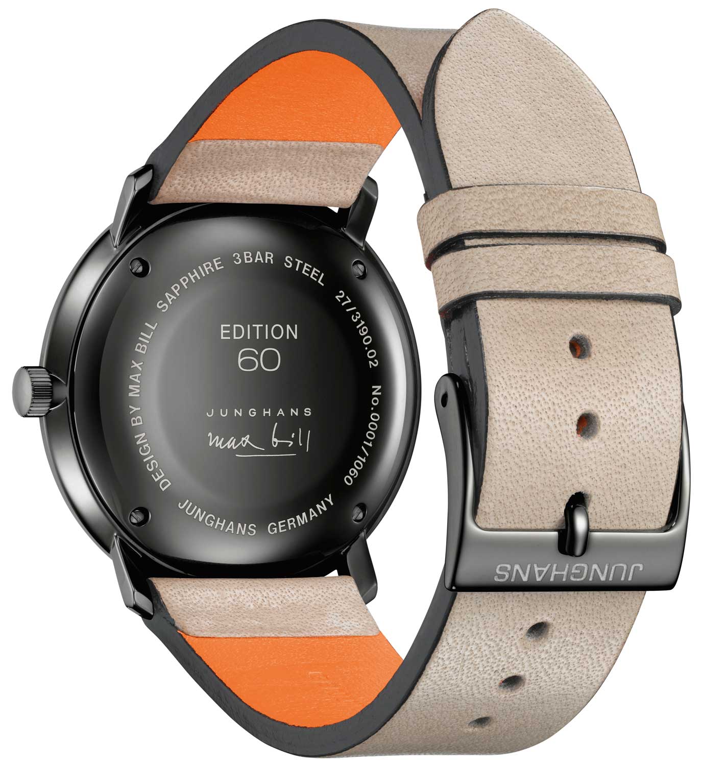 JUNGHANS men's radio controlled watch Max Bill Edition 058/4100.02