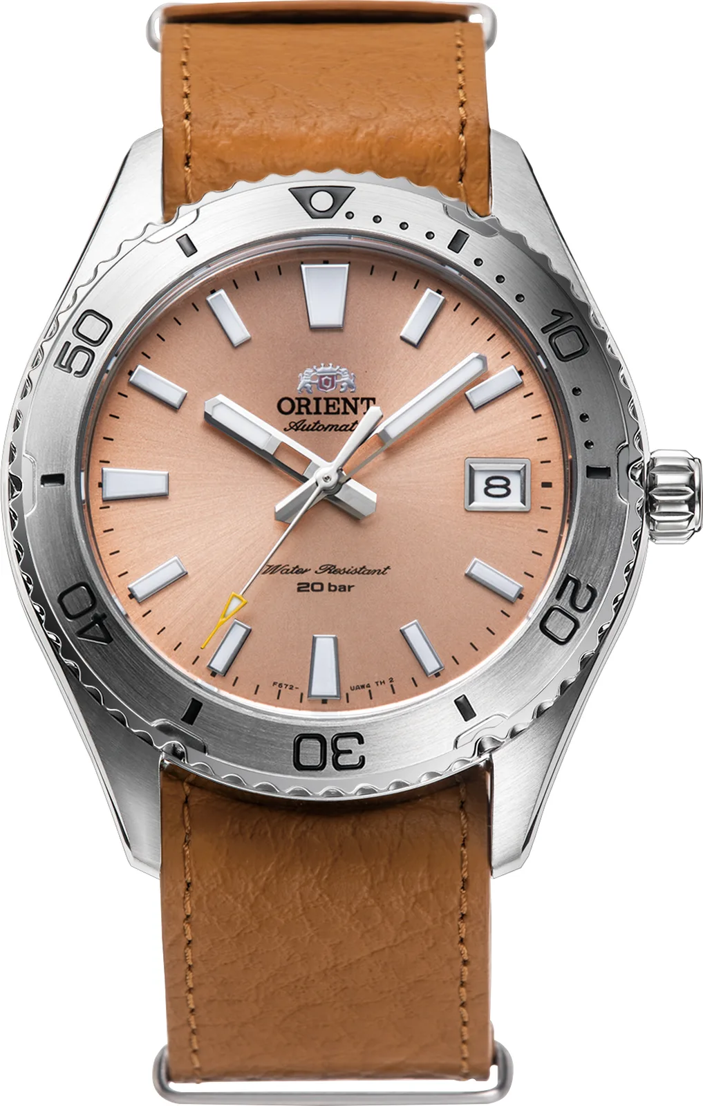 Orient Mako Automatic 39.9 mm Apricot Men's Watch RA-AC0Q05P10B