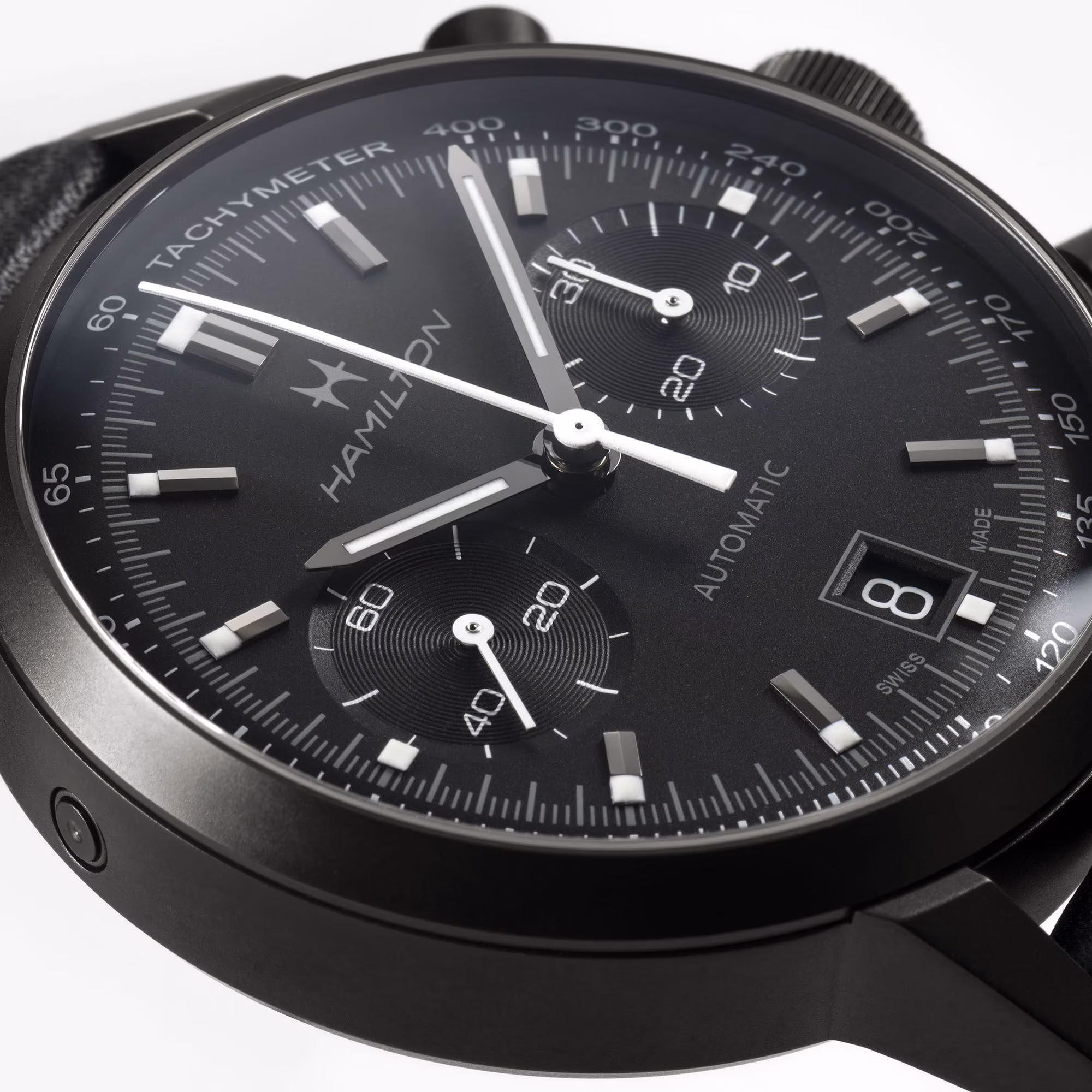 Hamilton Intra-Matic Auto Chrono 40 mm white # H38446730