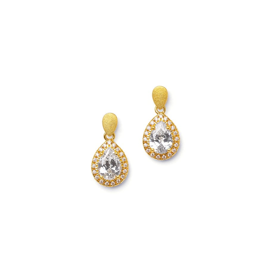 Bernd Wolf Antoinette earrings zirconia 24 carat 15528156