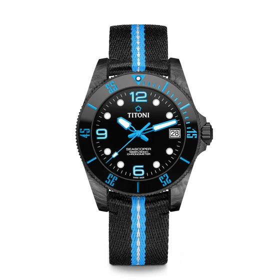 Titoni Seascoper men's watch 83600 CBL-T3-256