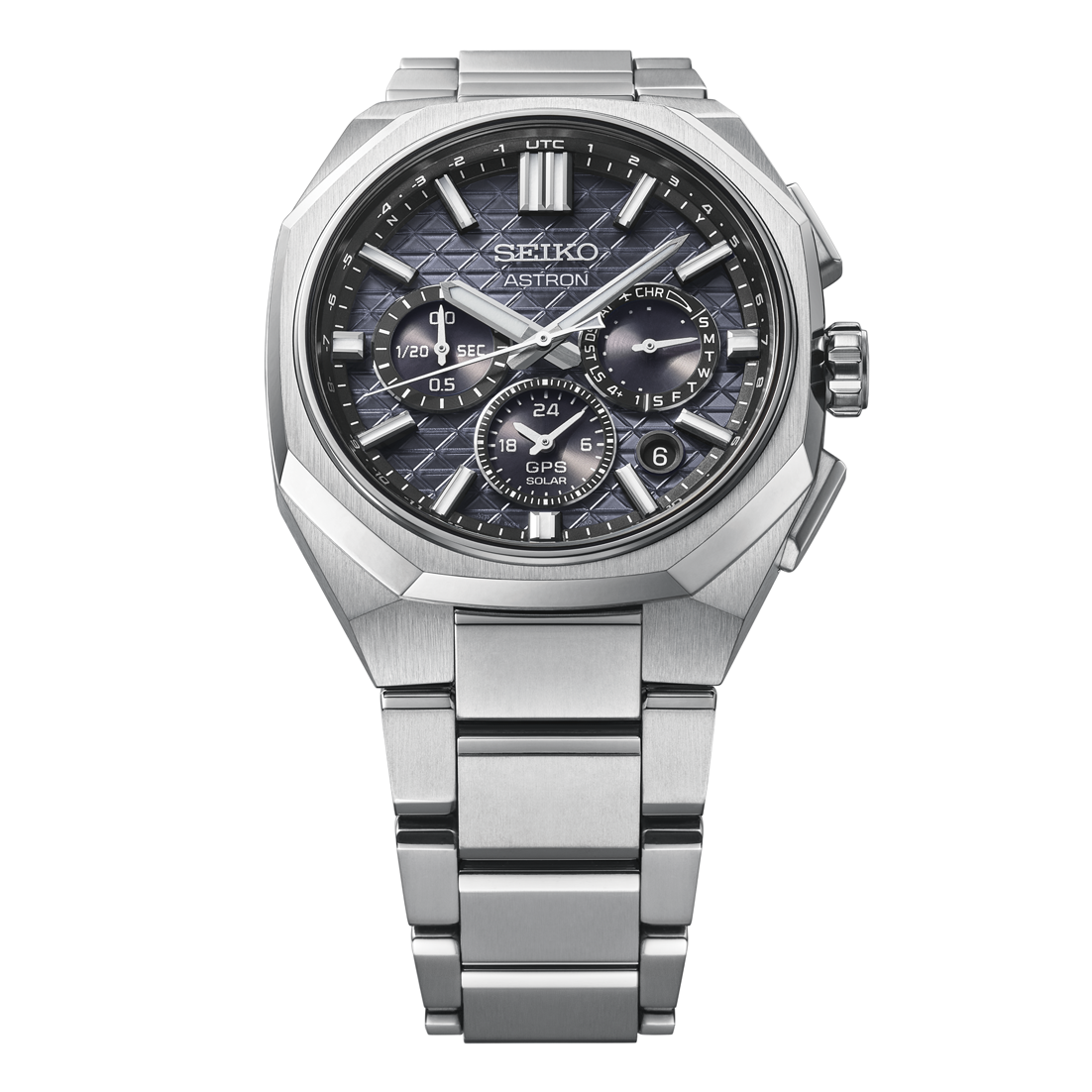 Seiko ASTRON Automatic 3-Hand Watch 43mm, Titanium, Folding Clasp with Fine Adjustment Men's Watch HAB002J1