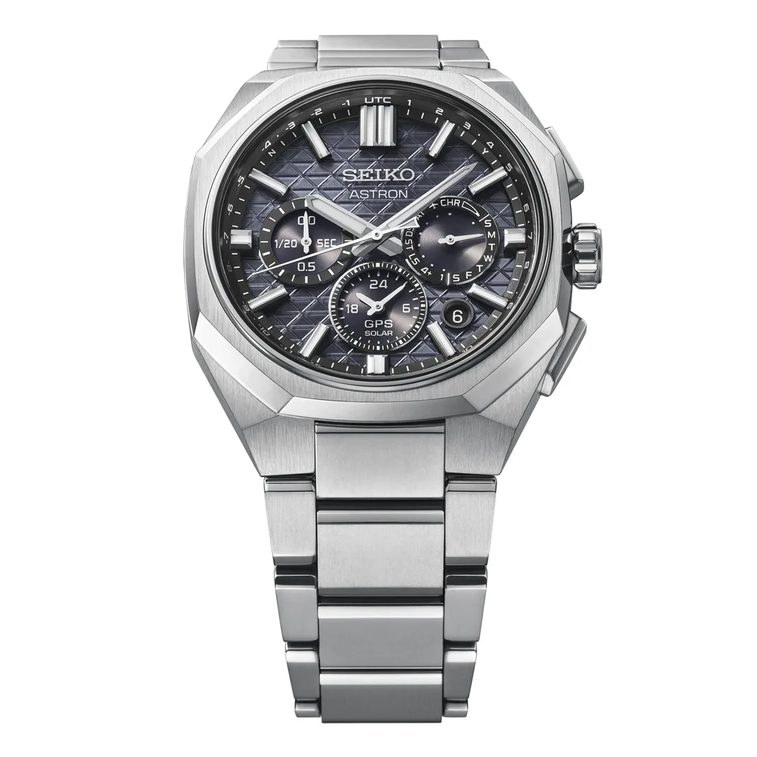 Seiko ASTRON Automatic 3-Hand Watch 43mm, Titanium, Folding Clasp with Fine Adjustment Men's Watch HAB002J1