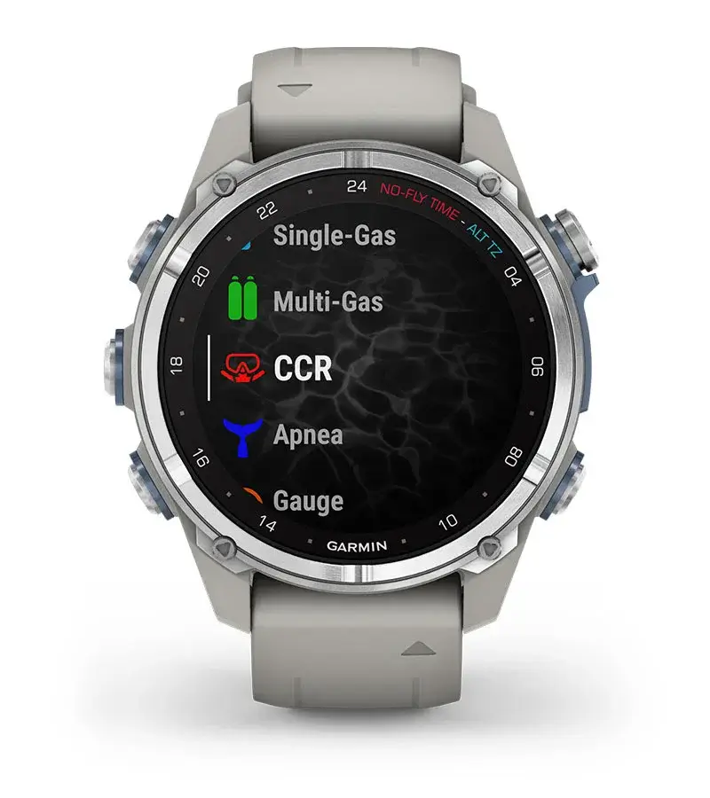 Garmin DESCENT MK3S AMOLED Silver/Fog Gray Men's Watch 010-02753-04