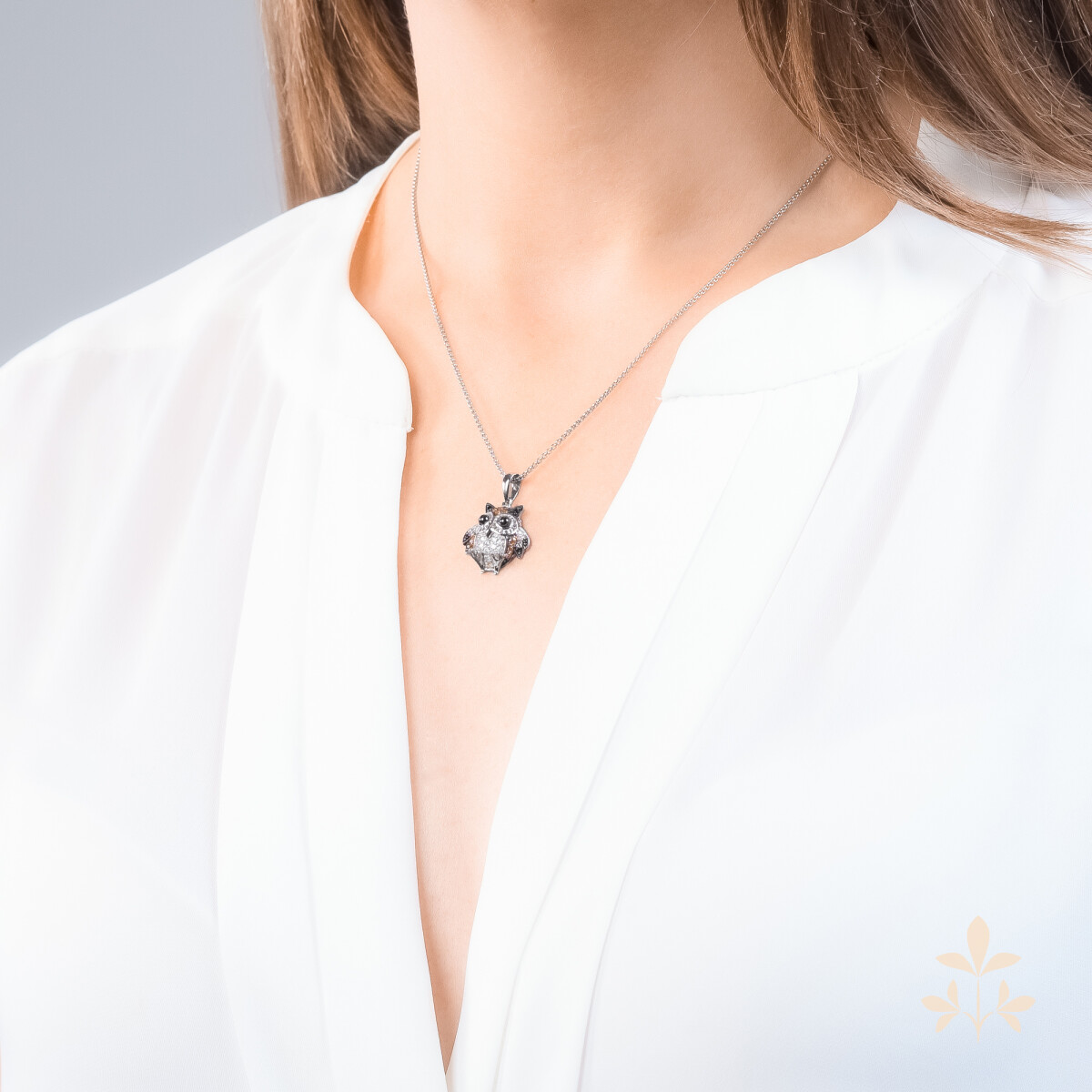 At the time Finn Owl Pendant SZA-3990-214