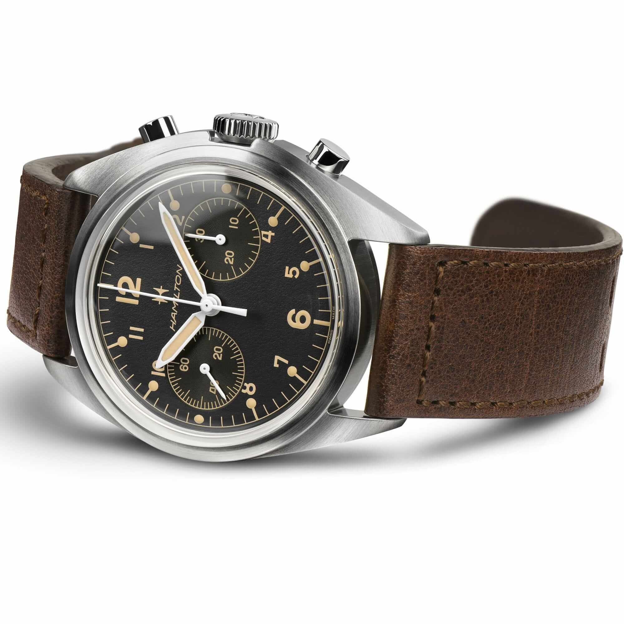 Hamilton Khaki Pilot Pioneer Mechanical Chrono H76409530 Men's Watch