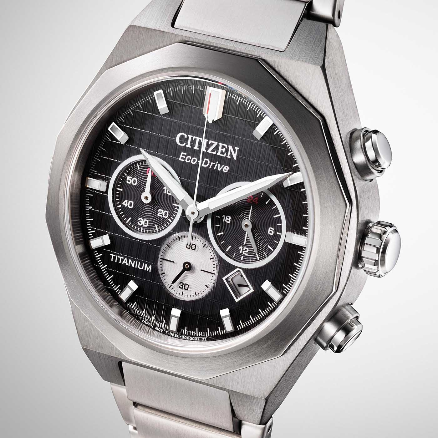 Citizen Zenshin Senkei Super Titanium™ Chronograph with Eco-Drive Men's Watch CA4690-51E