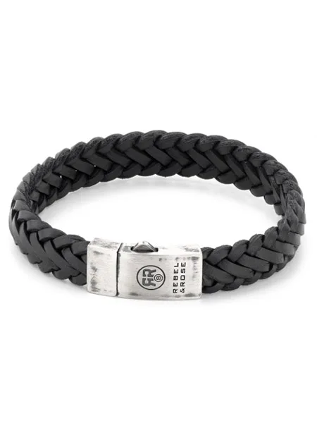 Rebel and Rose Men's Jewelry Rebel and Rose Braided RR-L0076-S-L