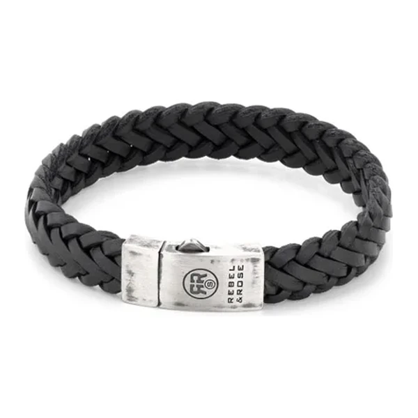 Rebel and Rose Men's Jewelry Rebel and Rose Braided RR-L0076-S-L