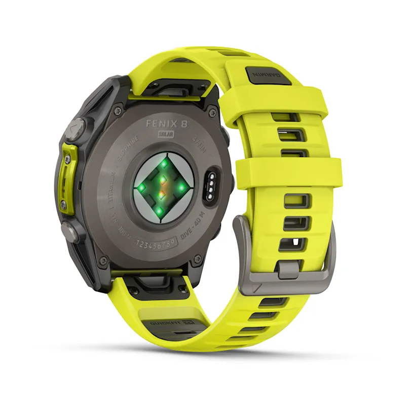 Garmin fēnix® 8 - 47 mm Solar Sapphire Graphite/Titanium Titan 010-02906-21