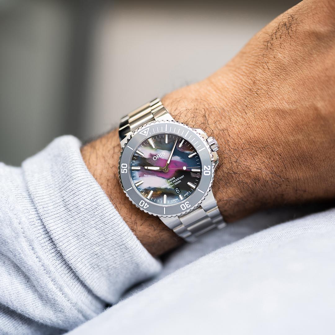 Oris men's watch Aquis 01 733 7787 4150-07 8 22 04PEB